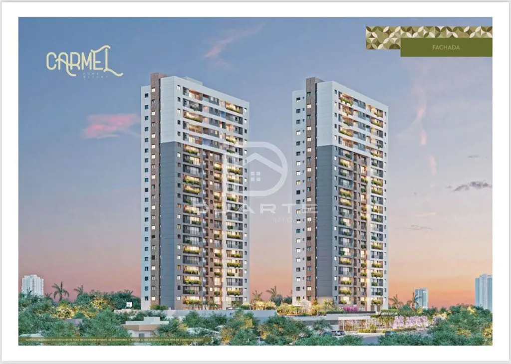 Apartamento na planta em Carmel Home Resort, bairro Jundiaí, Av. JK, com:- 03 su...