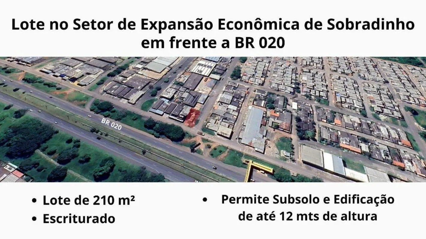 VENDO LOTE COMERCIAL NO SETOR DE EXPANSÃO DE SOBRADINHO DF- Lote Escriturado- de...