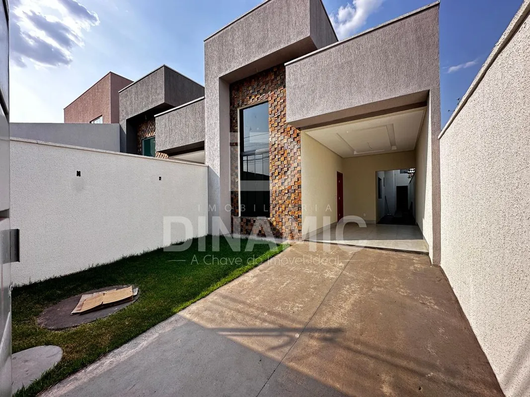 (ID 1) Casa à venda no Sítio Santa Luzia ? Aparecida de Goiânia:- Área Construíd...