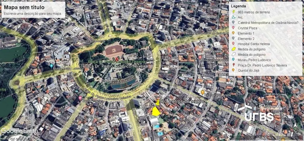 COD U-0010191 - Terreno à venda no Setor Sul, Goiânia, com localização estratégi...