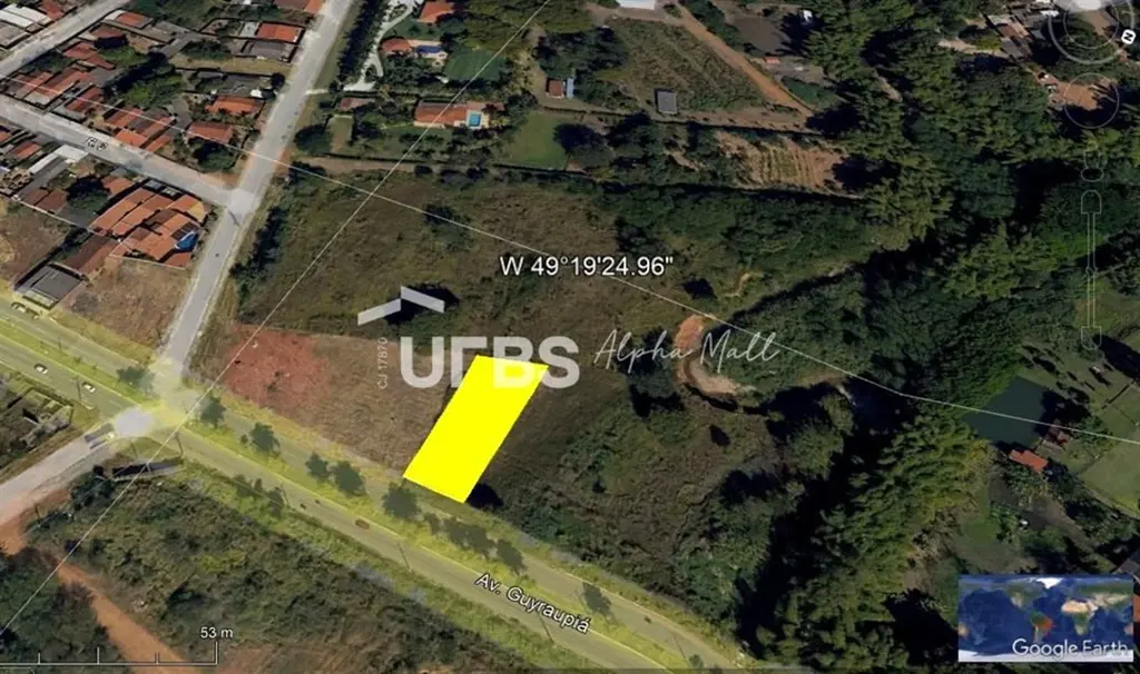 COD U-0005340 - Área em Aparecida de GoiâniaÓtima área de 1.025,53m², na Continu...