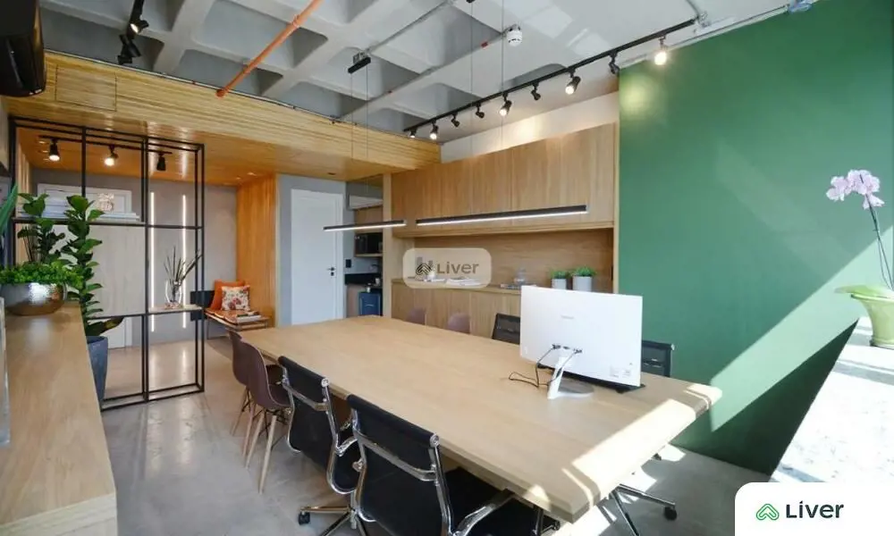 Sala de alto padrão, totalmente mobiliada para escritório, com 33m² de área priv...