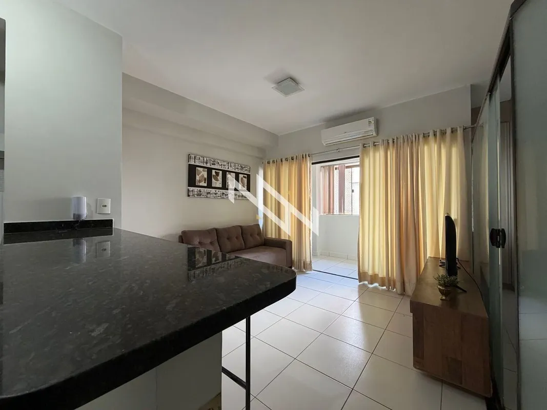Flat mobiliado para venda no Setor Bueno, com 42 m² e 1 vaga de garagem. Ideal p...