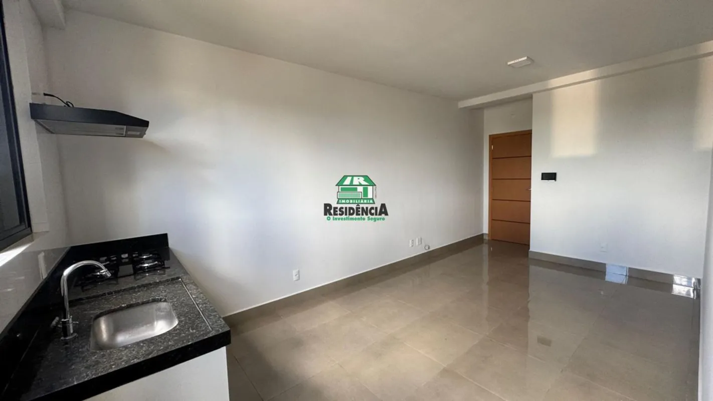 Apartamento contendo:- 01 quarto com suíte com box espelho,- Sala,- Cozinha com ...
