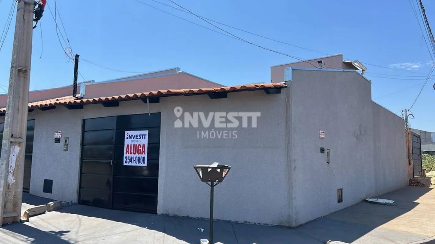 Casa disponível para locação no Res. 14 Bis. Saída para Trindade. Casas novas, c...