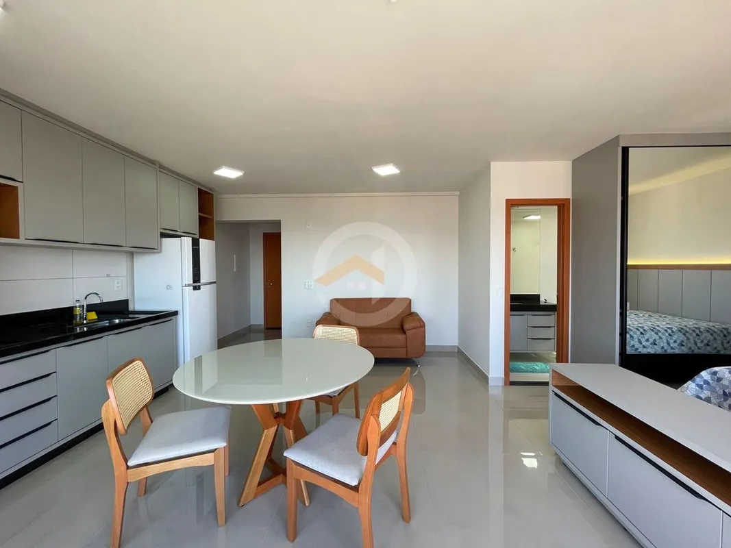 Apartamento mobiliado 1 quarto à venda no Setor Bueno a 1km do Parque Vaca Brava...
