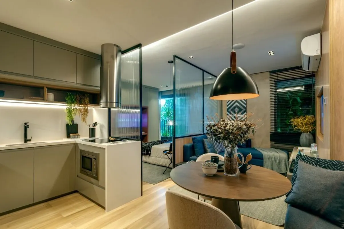 Flat de 39 mÂ² com 01 quarto Ã  venda no Setor Marista em frente a PraÃ§a do Rat...