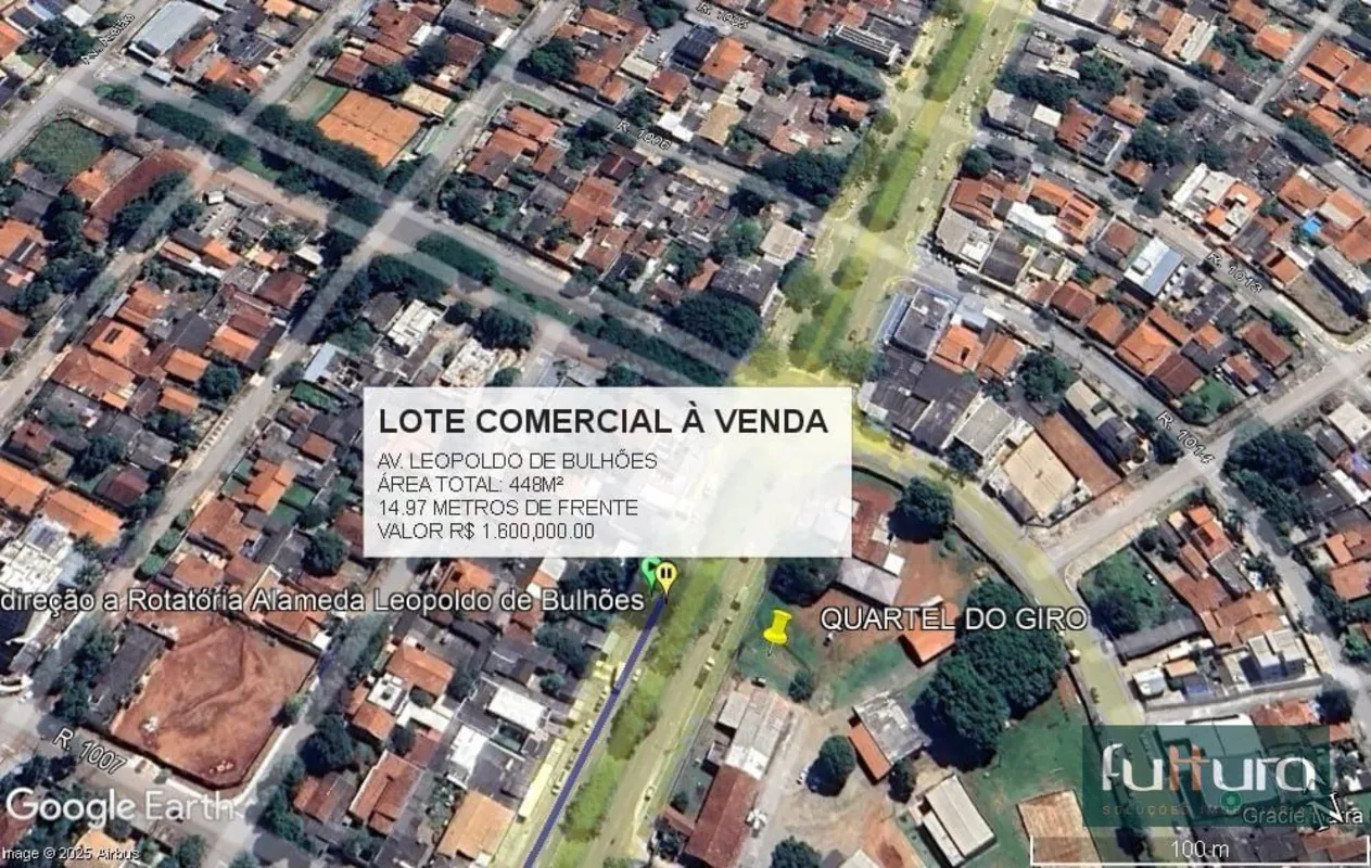 Excelente Terreno Comercial!Área Total de 448m², Sendo 14.97 metros de frente pa...