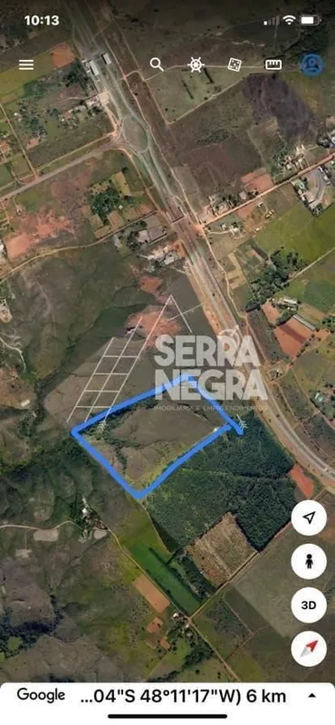 Espetacular área de 120.000 m2, às margens da rodovia BR-070, CEILÂNDIA-DF.Área ...
