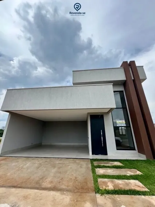 CASA DE CONDOMÍNIO 3 SUÍTES PLENASCasa pronta no condomínio Rosa de Leiria em Go...