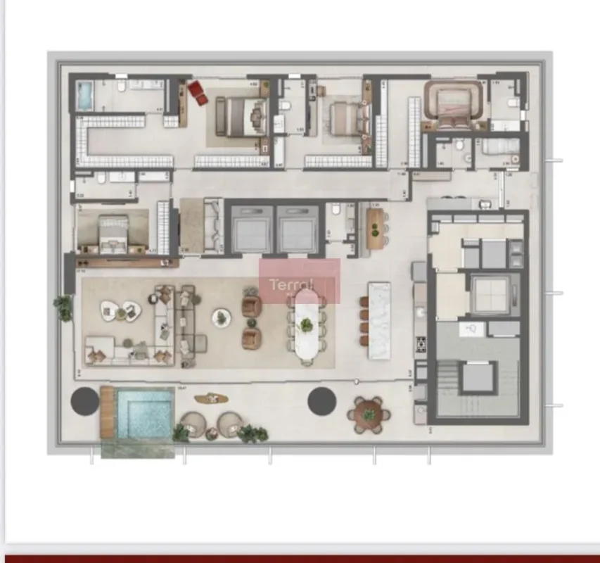 Legitimo Flamboyant, 3 suites Plenas, Sala estendida, 3 vagas de garagem, elevad...