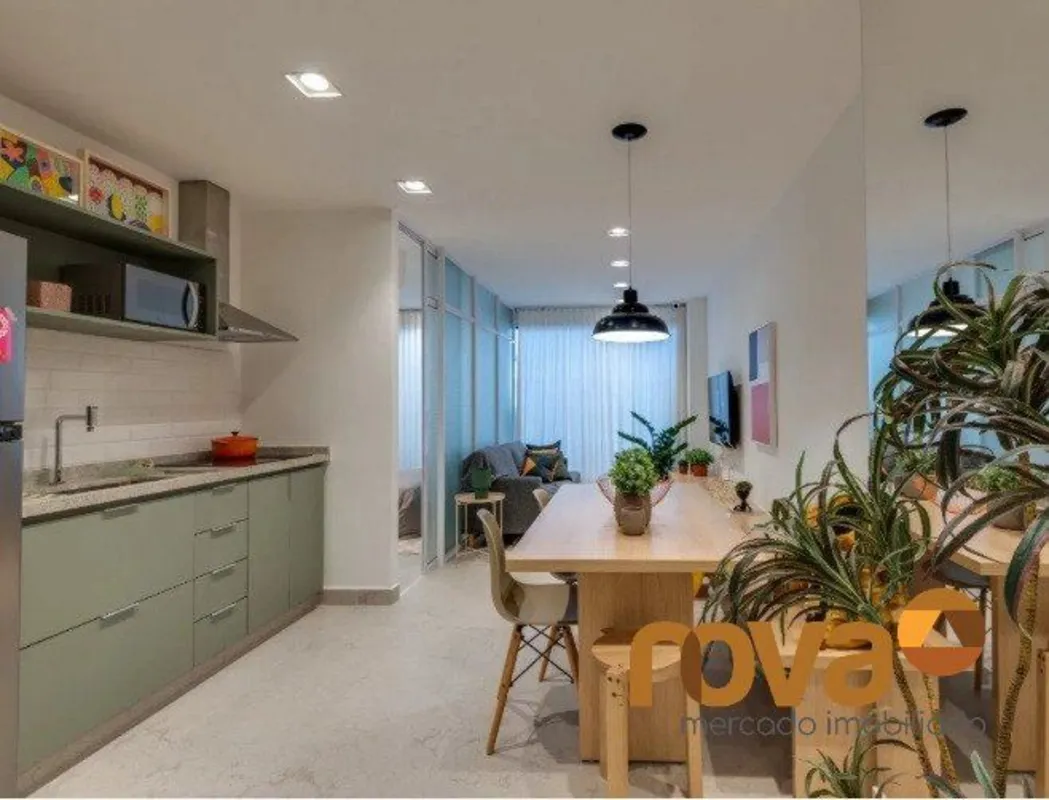 Apartamento Flat 1 Quarto ,com suíte,sala,cozinha ,varanda,área de serviço,1 vag...