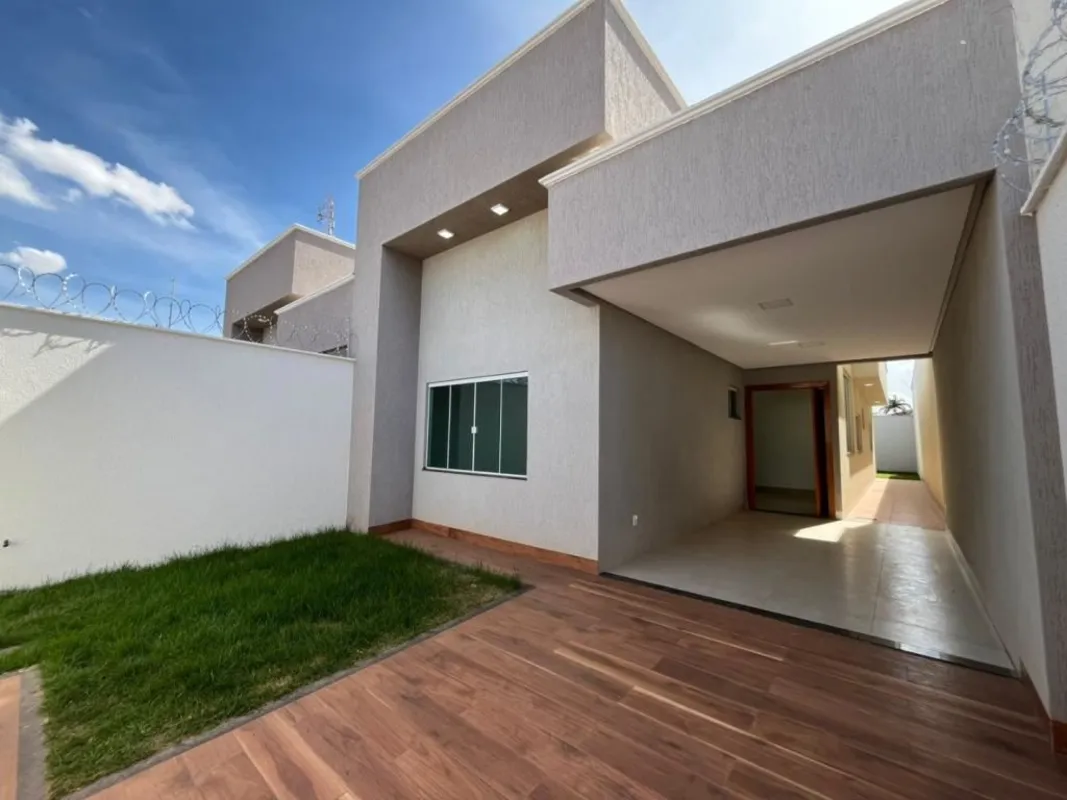 Casa Térrea Nova com 135,39m², 3 Quartos sendo 1 suíte no Jardim Luz, próximo ao...