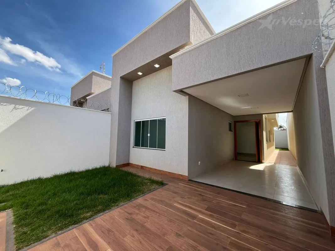 Casa Térrea Nova com 135,39m², 3 Quartos sendo 1 suíte no Jardim Luz, próximo ao...