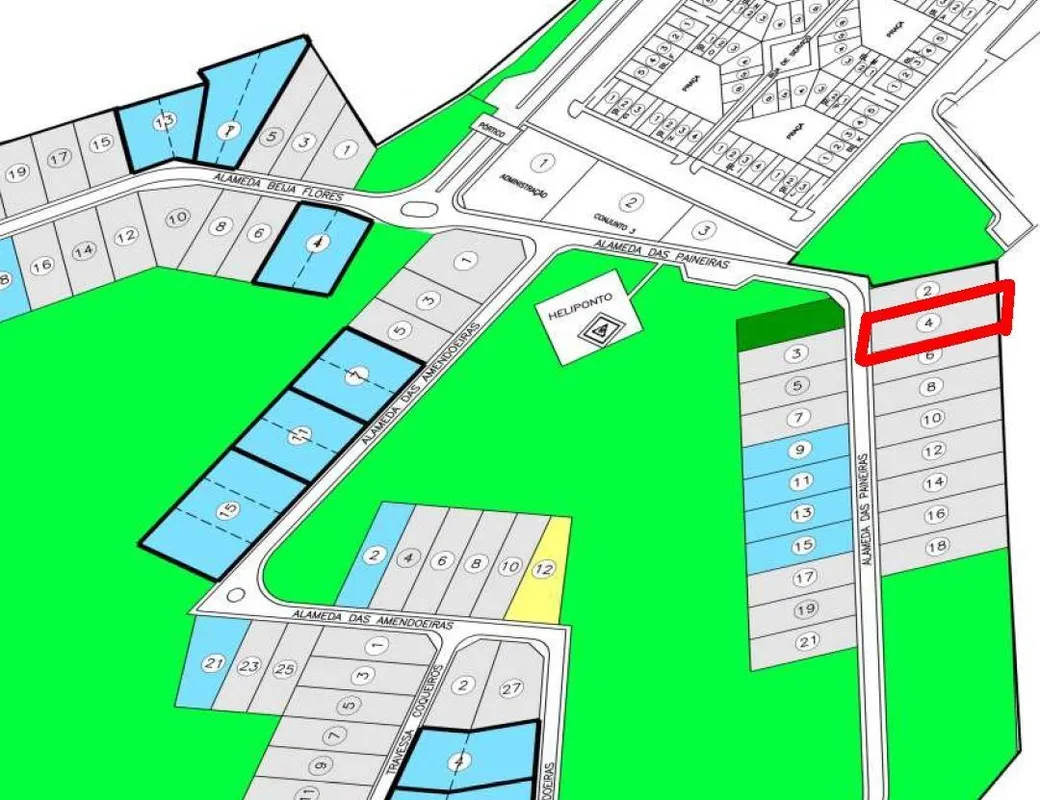 Lote à venda no Condomínio Santa Mônica - Exclusividade e Qualidade de Vida no m...