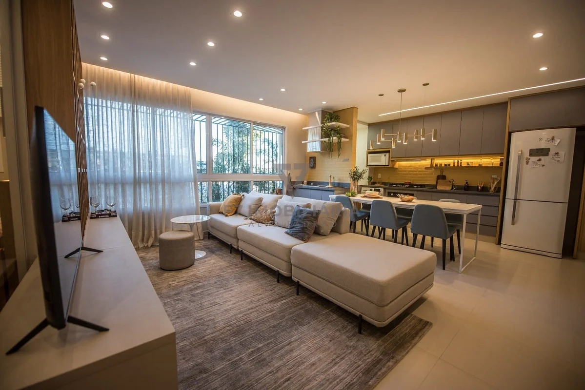 Apartamento com 3 suítes , lavabo, área de serviço, sala, cozinha,varanda , acab...