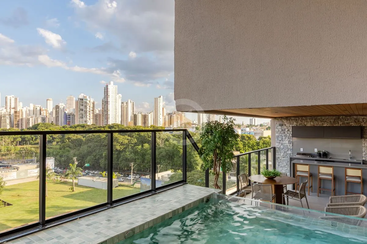 Belíssimo apartamento no Setor Bueno, vizinho do Parque Vaca Brava.3 suítes + of...