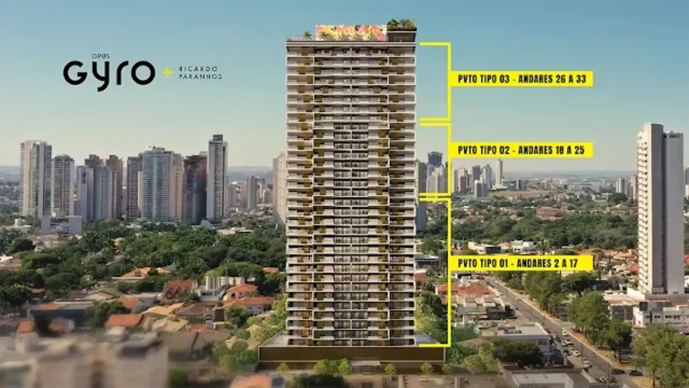 Opus Gyro Ricardo ParanhosLocalização: Setor Marista – a apenas 50 metros da Ala...