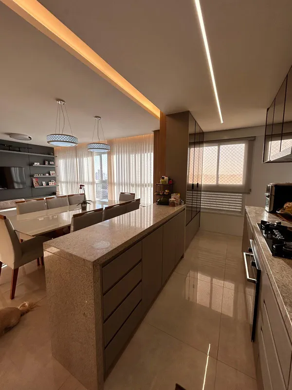 Apartamento mobiliado à venda no Marista, com 115m², elevador privativo, 3 suíte...