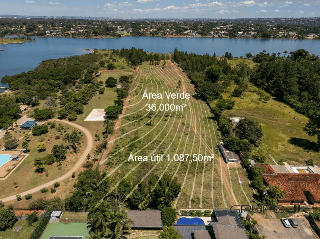 Excelente terreno disponível para venda no Lago Sul, uma das regiões mais valori...