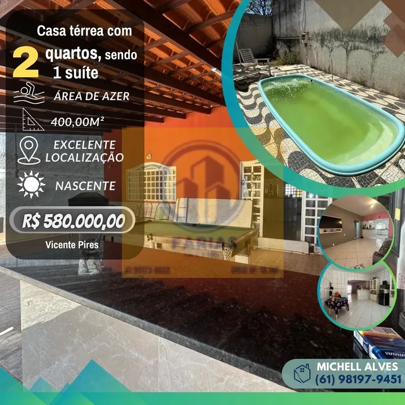 Aceito Permuta: Imóvel de menor valor até 250 mil.Excelente casa bem estruturada...