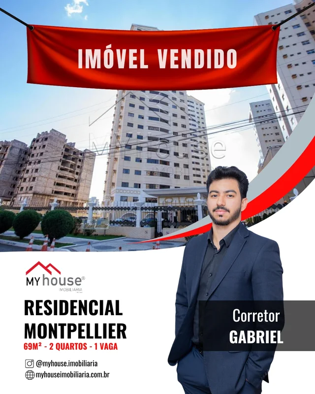 Apartamento reformado de 2 quartos com 2 vagas de garagem no residencial Montpel...