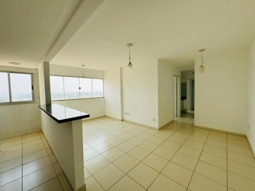 3 quartos com armários, sendo 1 suíte com ar condicionado, sala, cozinha com ban...