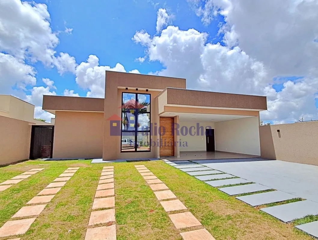 JULIO ROCHA IMOBILIÁRIA VENDE!ÓTIMA CASA COM PROJETO MODERNO NO CONDOMINIO MINIC...