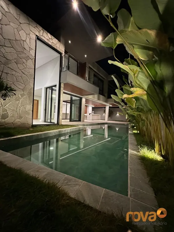 Casa Sobrado Novo de esquina, 4 suítes ,piscina aquecida ,varanda gourmet com ch...