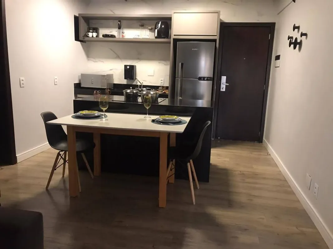 Aconchegante flat de 37m², localizado no condomínio Lake side, área nobre de Bra...