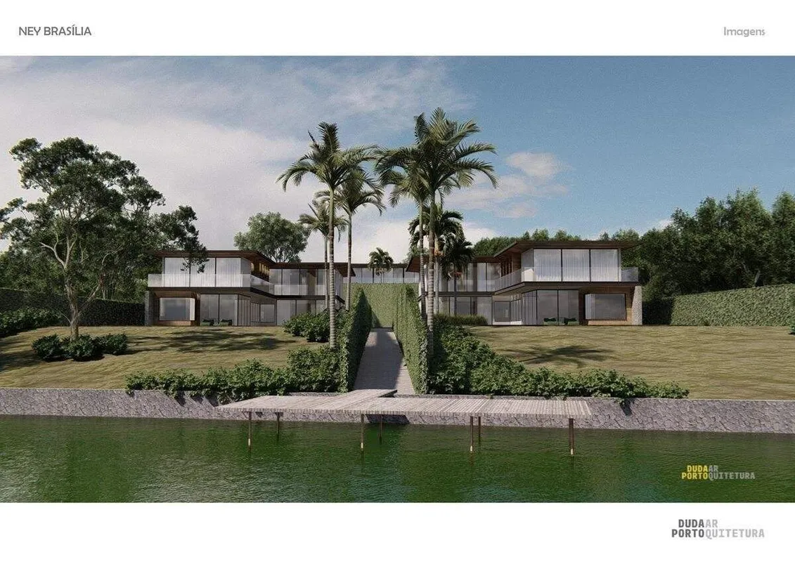 Terreno no Lago Norte com vista para o lago. Projeto de arquitetura pronto. Opor...