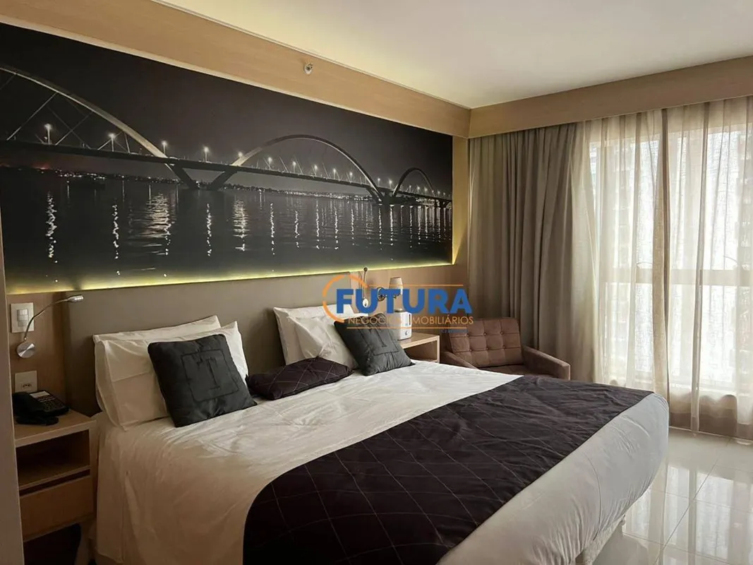 FUTURA NEGÓCIOS IMOBILIÁRIOS disponibiliza para VENDA:Excelente Flat com 27m², 5...
