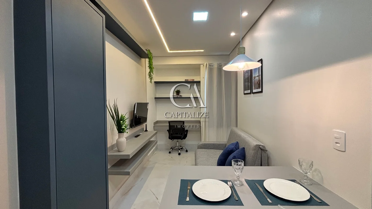 Linda kitnet reformada e mobiliada no Residencial Arquipélago de Abrolhos, Águas...