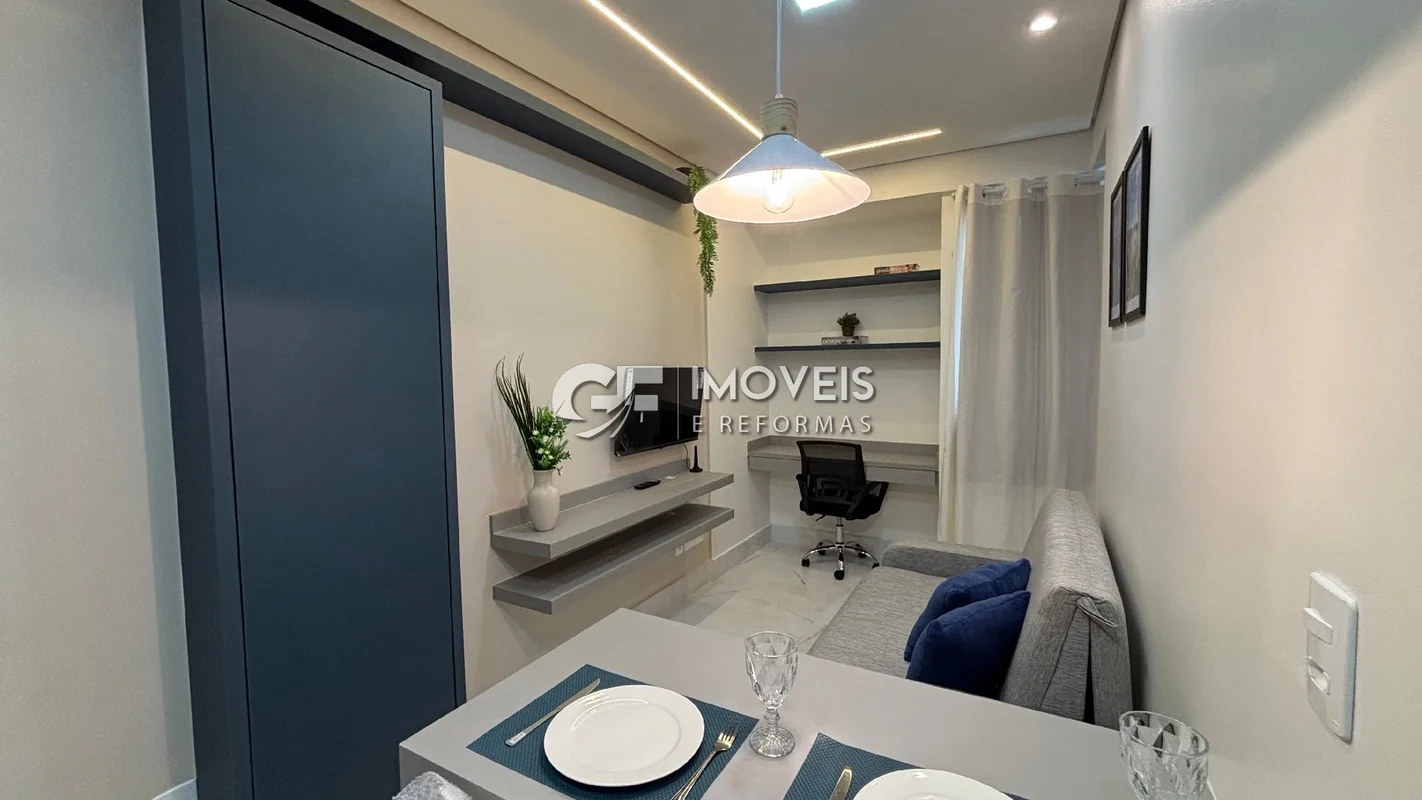 Linda kitnet reformada e mobiliada no Residencial Arquipélago de Abrolhos, Águas...