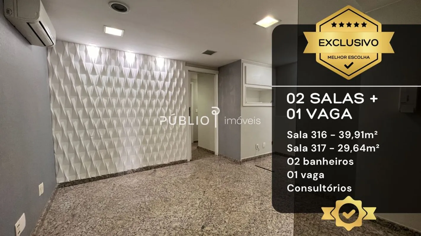 Leve seu consultório para um dos endereços mais sofisticados de Brasília!Estas d...