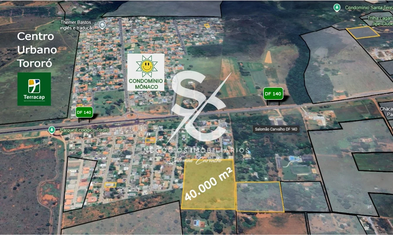 ATENÇÃO INVESTIDORES! ÁREA DE 40.000 m² – JARDIM BOTÂNICO/DF – ESCRITURADA!OPORT...