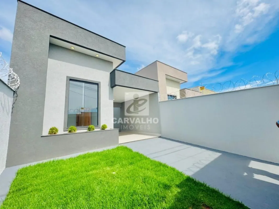 Casa nova nunca habitadaConstrução 115 m2Área lote 195m2Sala pé direito alto3 qu...