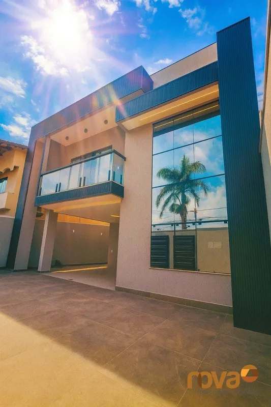 Sobrado novo com 4 quartos 4 suites no Parque Anhanguera, 5 Vagas de garagem, 25...