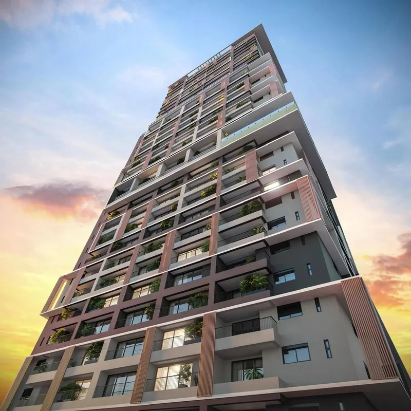 ? Pronto para morar no alto de Goiânia!Apartamento MOBILIADO no 22º andar do Hub...