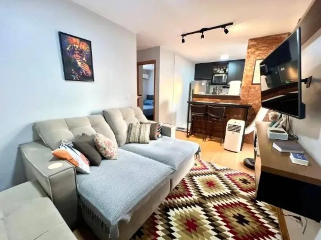 Apartamento Com 2 Quartos - 45 M2 - Sala - Cozinha e área de serviço;- 01vaga de...