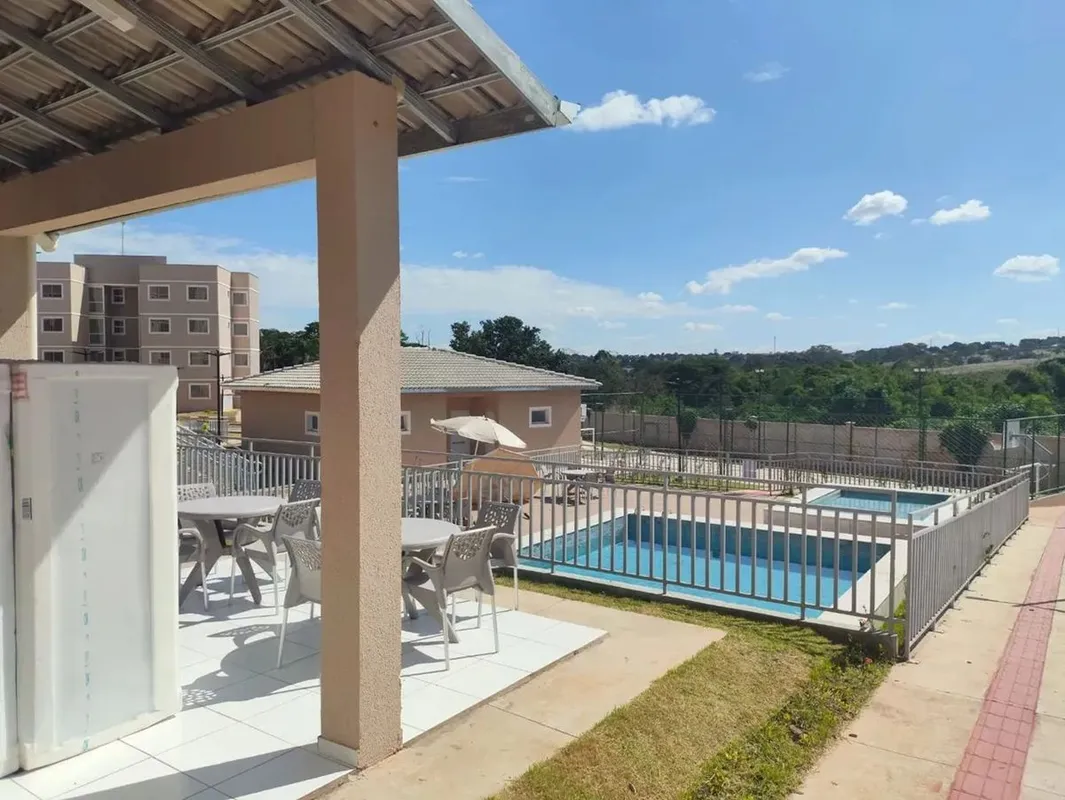 Vendo apartamento condomínio RNI veiga jardim ?? apartamento de 2 quartos com 45...