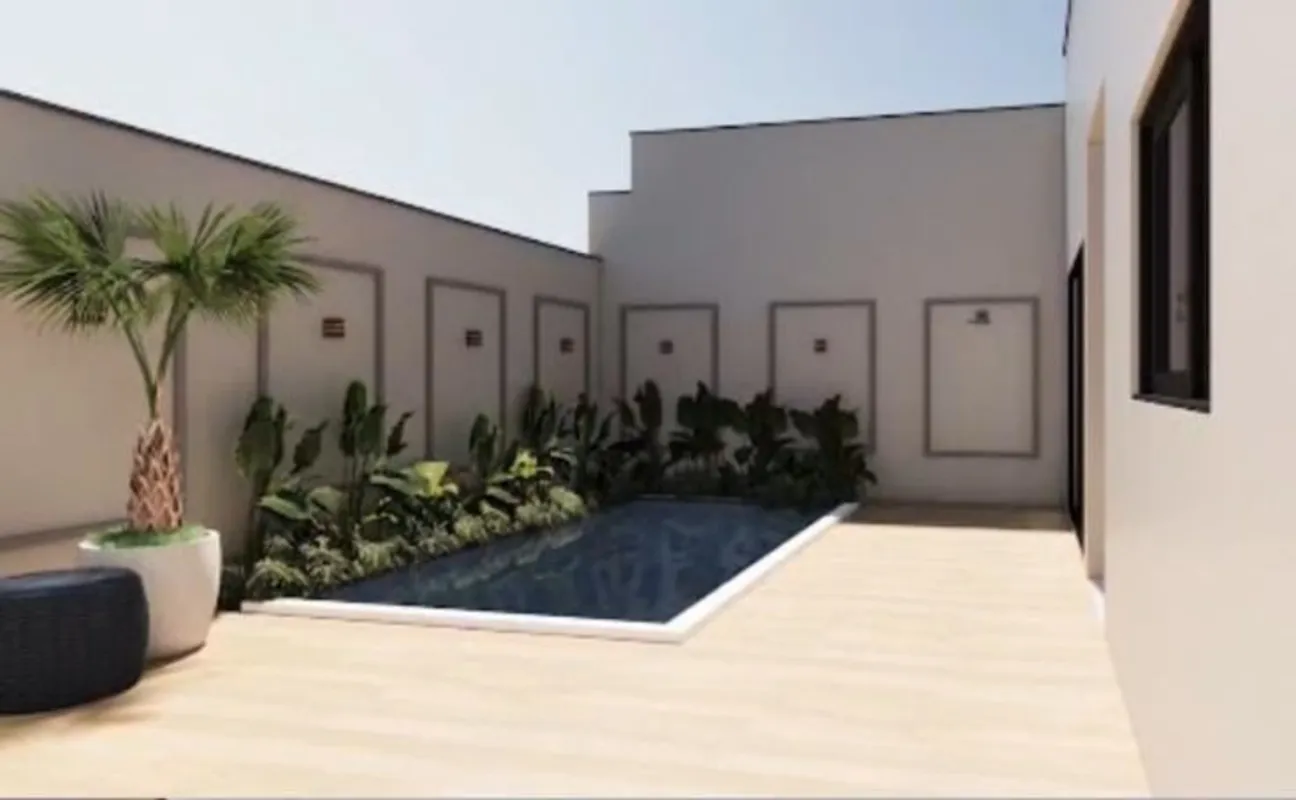CASA 4Terreno de 213,36 m2Área construída 138,58 m23 quartos, sendo 1 suite mast...