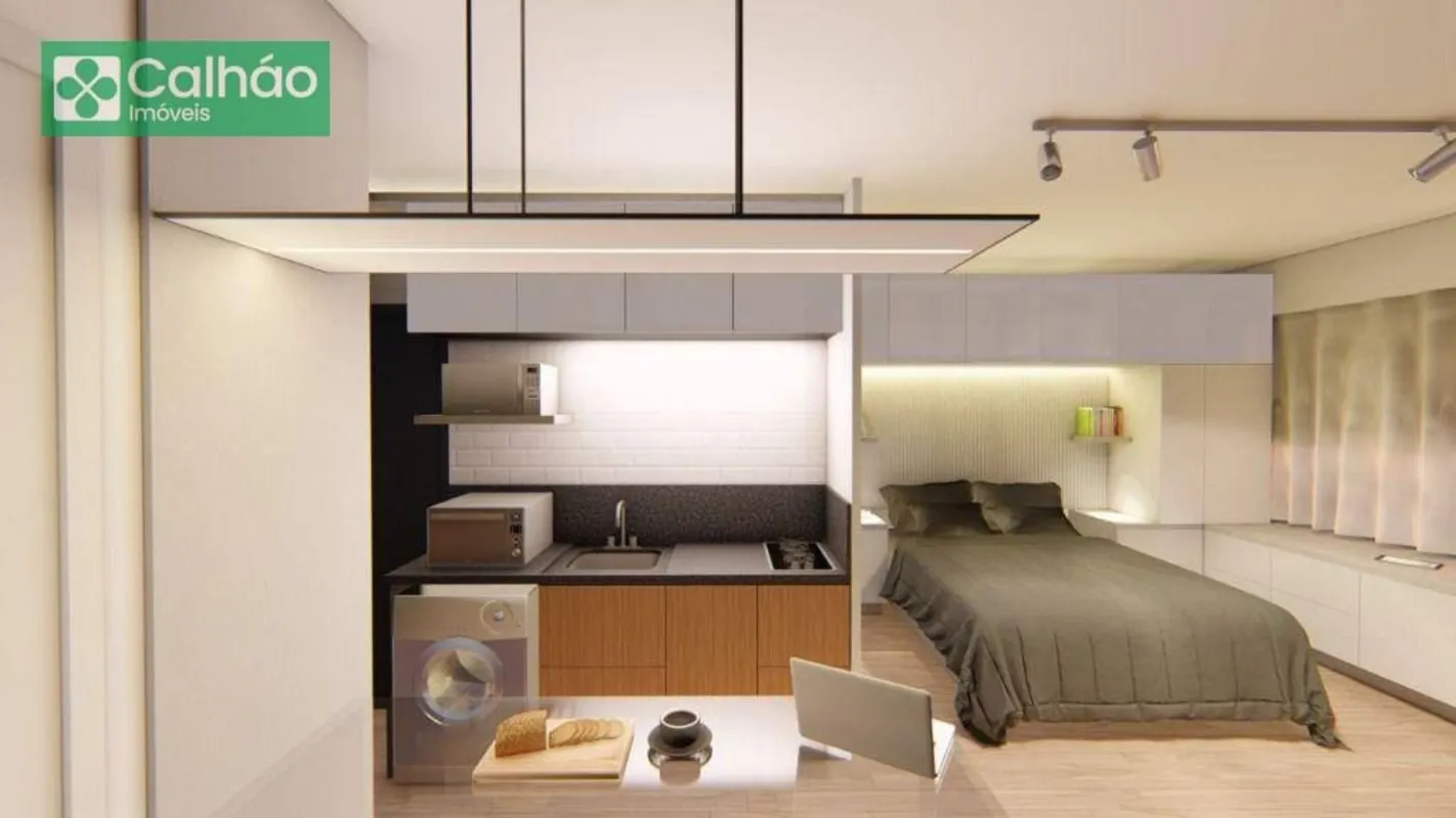 AS FOTOS SÃO DO PROJETO E DO ESTADO ATUAL DO IMÓVELApartamento/Kitnet 33m² à ven...