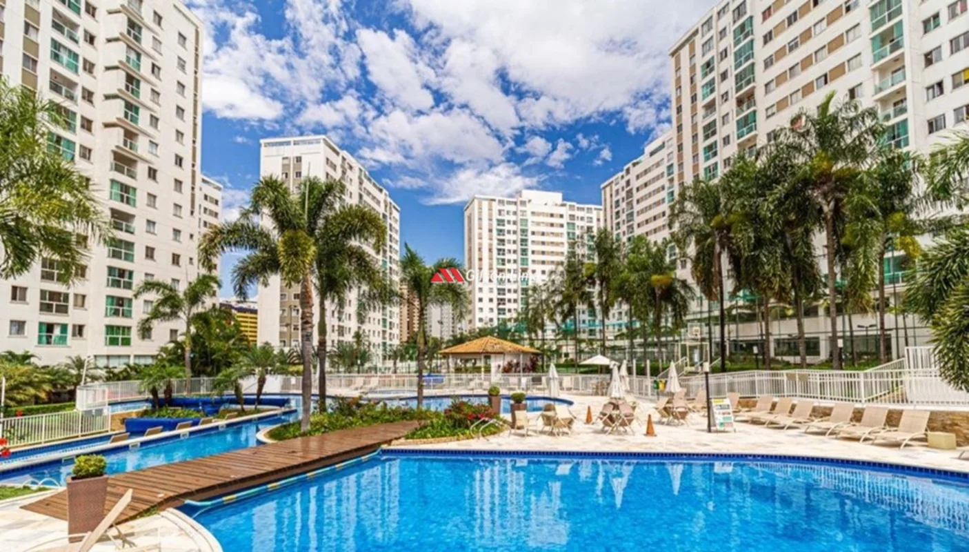 ** 56 m2 - 2 Quartos/suíte - Andar alto - Armários - Condomínio RESORT - Águas C...