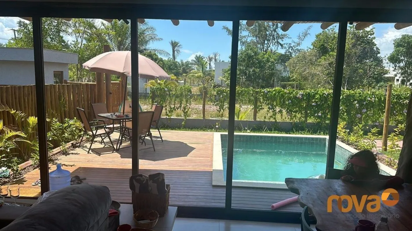 Casa Térrea com 2 quartos e 2 suítes pé na areias em Barra grande na Bahia, pení...
