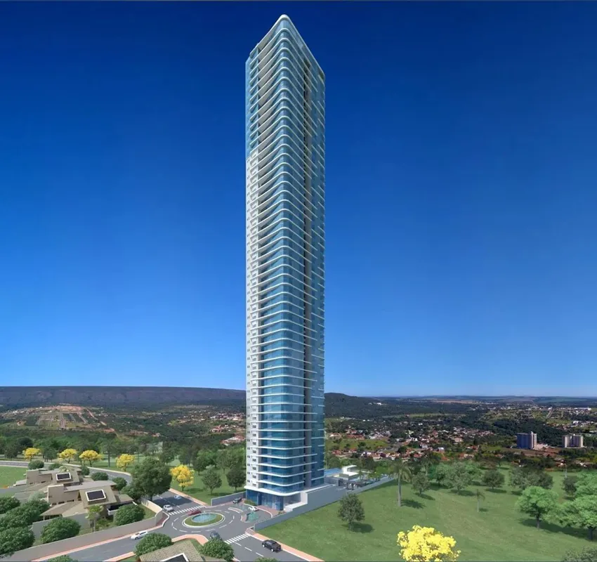 Apartamento Tipo - 208 m² (Opcional 4 - Sala e Suíte Casal Ampliada)- Elevador p...