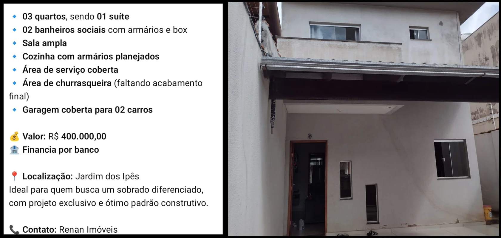 ?? JARDIM DOS IPÊS – SOBRADO | PROJETO ÚNICO? Imóvel moderno, bem distribuído e ...