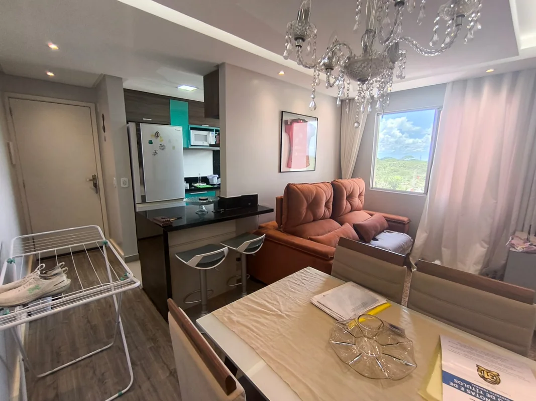 Apartamento Total Ville - Santa MariaUnidade de 2 quartos com 44,85 metros Compo...