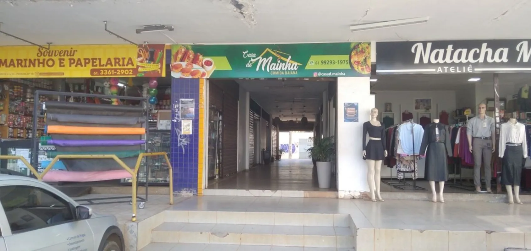 Loja com 97,92 m2. Desocupada na Quadra 205, Cruzeiro Novo. Loja em um comercio ...