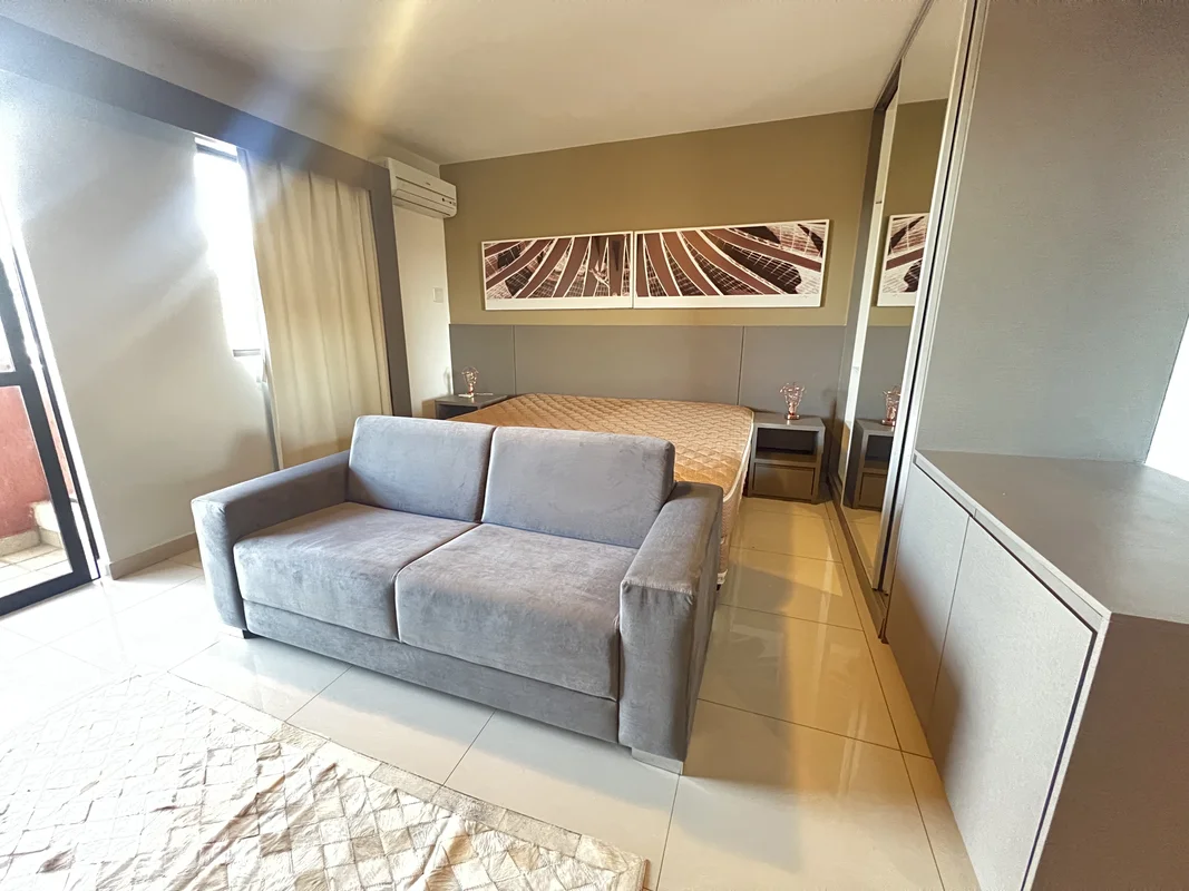APART- HOTEL COM 37,00M² 1 quarto; 1 Cozinha com armários planejados; 1 banheiro...